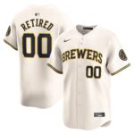 Milwaukee Brewers  Home Limited Pick-A-Player Retired Roster Jersey - Cream
