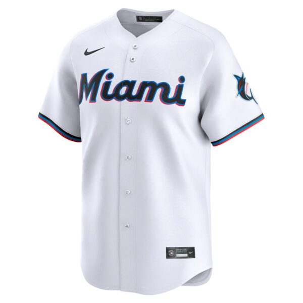 Miami Marlins  Youth Home Limited Jersey - White