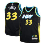 Myles Turner 33 Indiana Pacers 2023/24 City Edition Swingman YOUTH Jersey - Black