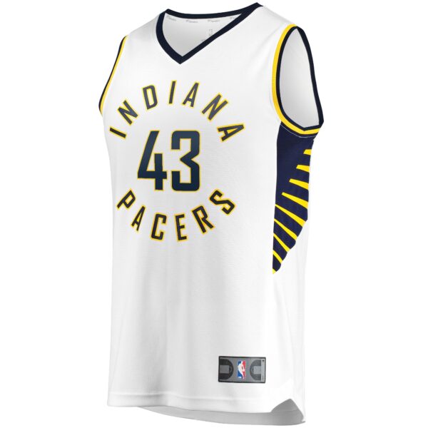 Pascal Siakam Indiana Pacers Fanatics Youth Fast Break Player Jersey - Association Edition - White