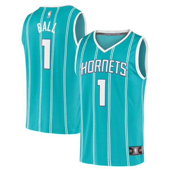 LaMelo Ball Charlotte Hornets Fanatics Fast Break Replica Jersey - Icon Edition - Teal