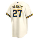 Willy Adames 27 Milwaukee Brewers Men Jersey - White