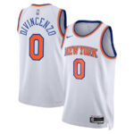 Donte DiVincenzo 0 New York Knicks Unisex Swingman Jersey - Association Edition - White