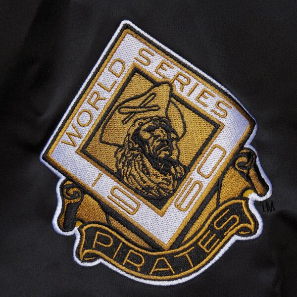 Roberto Clemente Pittsburgh Pirates Mitchell & Ness Cooperstown Collection Legends Lightweight Satin Raglan Full-Snap Jacket - White/Black