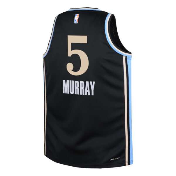 Dejounte Murray 5 Atlanta Hawks 2023/24 City Edition Swingman YOUTH Jersey - Black