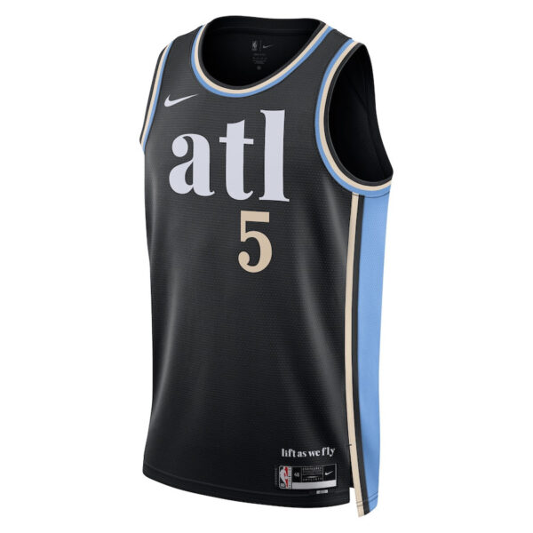 Dejounte Murray 5 Atlanta Hawks 2023/24 City Edition Swingman Jersey - Black