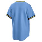 Milwaukee Brewers  Road Cooperstown Collection Team Jersey - Powder Blue