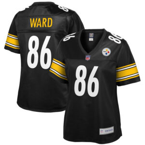 Hines Ward 86 Pittsburgh Steelers Pro Line Women Retired Jersey - Black