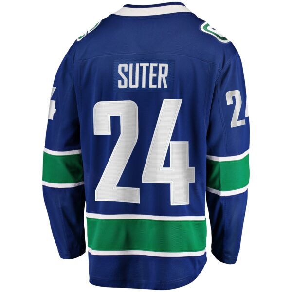 Pius Suter Vancouver Canucks Fanatics Home Premier Breakaway Player Jersey - Blue