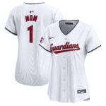 Cleveland Guardians  Women's #1 Mom Home Limited Jersey - White