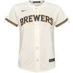 Milwaukee Brewers  Youth Home Replica Team Jersey - Cream