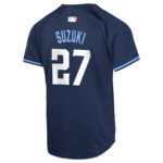 Seiya Suzuki 27 Chicago Cubs City Connect Limited YOUTH Jersey - Navy