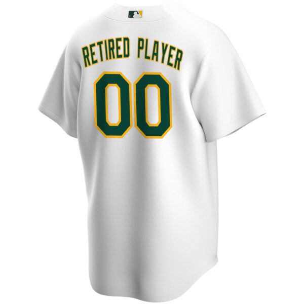 Oakland Athletics  Home Pick-A-Player Retired Roster Replica Jersey - White