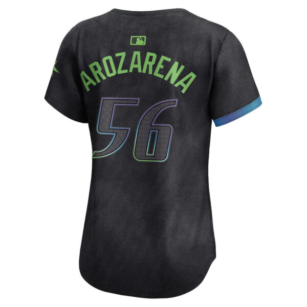 Randy Arozarena 56 Tampa Bay Rays 2024 City Connect Limited Women Jersey - Charcoal