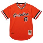 Cal Ripken Jr. Baltimore Orioles Mitchell & Ness 2001 Cooperstown Collection Authentic Throwback Jersey - Orange