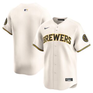 Milwaukee Brewers  Home Limited Jersey - Cream