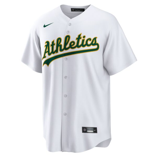 Dany Jimu00c3u00a9nez Oakland Athletics  Home  Replica Player Jersey - White