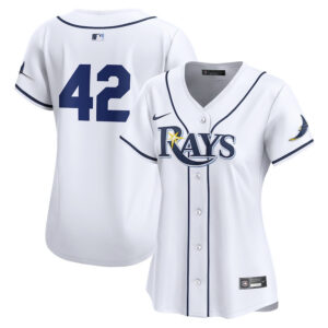 Tampa Bay Rays 2024 Jackie Robinson Day Home Limited Women Jersey - White