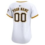 Pittsburgh Pirates  Women's Home Limited Custom Jersey - White