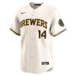 Andruw Monasterio Milwaukee Brewers  Home Limited Player Jersey - Cream