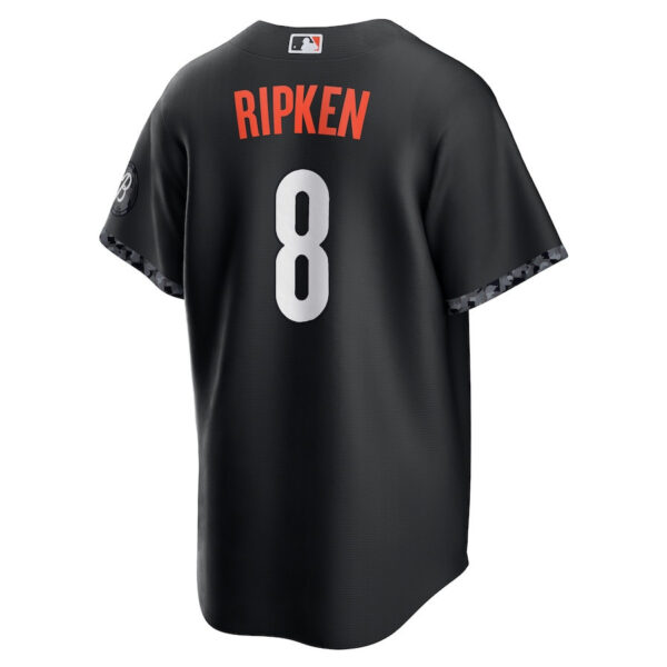 Cal Ripken 8 Baltimore Orioles 2023 City Connect Men Jersey - Black