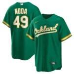 Ryan Noda 49 Oakland Athletics Alternate Men Jersey - Kelly Green