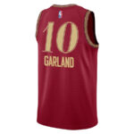 Darius Garland 10 Cleveland Cavaliers 2023/24 City Edition Swingman Jersey - Wine
