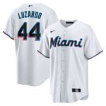 Jesu00c3u00bas Luzardo Miami Marlins  Home  Replica Player Jersey - White