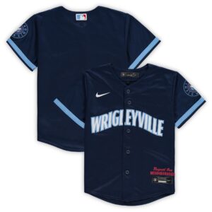 Chicago Cubs  Preschool MLB City Connect Replica Team Jersey - Navy