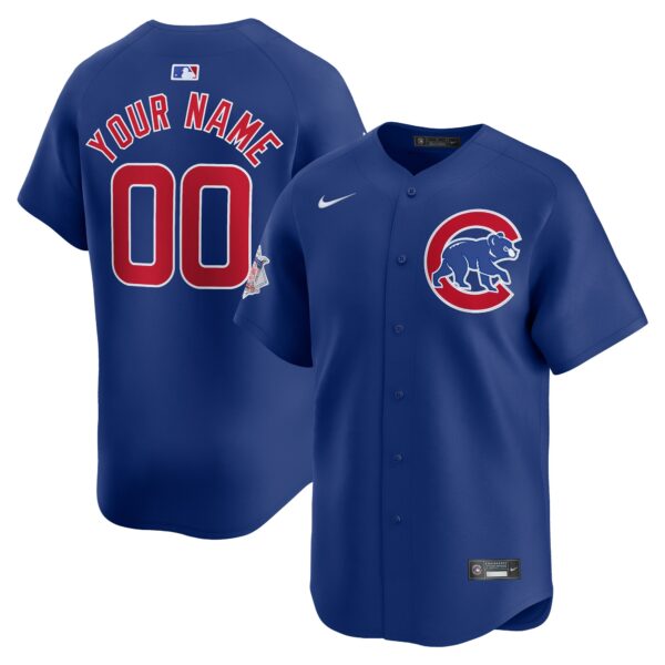 Chicago Cubs   Alternate Limited Custom Jerseyu00c2u00a0u00e2u20acu201c Royal