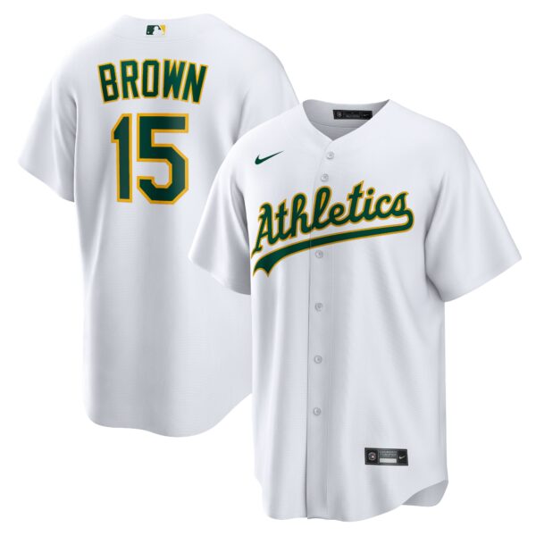 Seth Brown Oakland Athletics  Home Replica Jersey - White