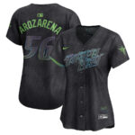 Randy Arozarena 56 Tampa Bay Rays 2024 City Connect Limited Women Jersey - Charcoal