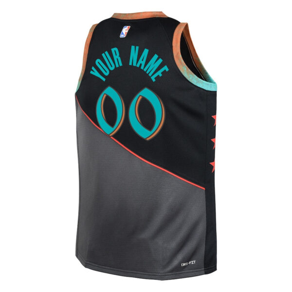 Washington Wizards 2023/24 City Edition Swingman Custom YOUTH Jersey - Black
