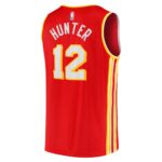 De'Andre Hunter Atlanta Hawks Fanatics Youth Fast Break Replica Jersey - Icon Edition - Red