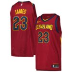 LeBron James Cleveland Cavaliers  Authentic Player Jersey - Icon Edition - Wine