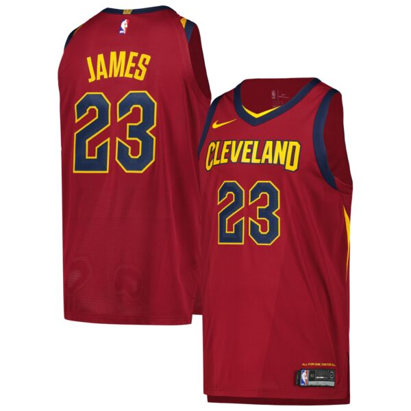 LeBron James Cleveland Cavaliers  Authentic Player Jersey - Icon Edition - Wine