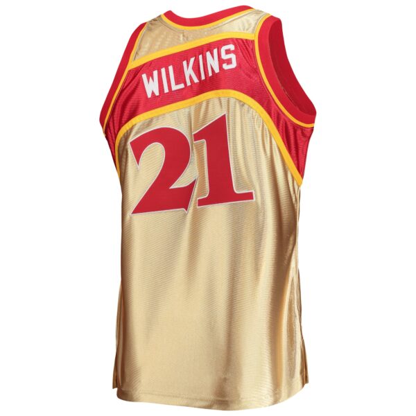 Dominique Wilkins Atlanta Hawks Mitchell & Ness 75th Anniversary 1986/87 Hardwood Classics Swingman Jersey - Gold