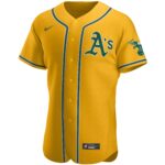 Oakland Athletics  Authentic Official Team Jersey - Gold