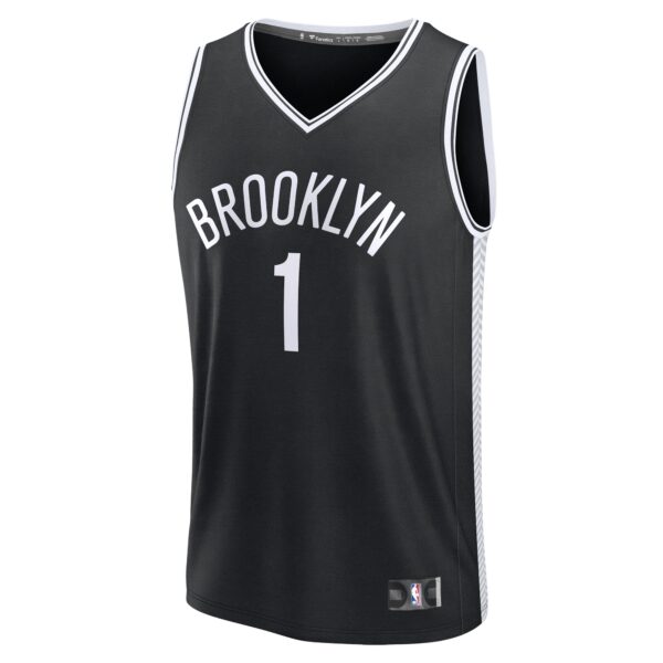 Mikal Bridges Brooklyn Nets Fanatics Fast Break Player Jersey - Icon Edition - Black