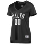 Brooklyn Nets Fanatics Women's Fast Break Replica Custom Jersey Charcoal - Statement Edition