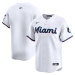 Miami Marlins  Youth Home Limited Jersey - White