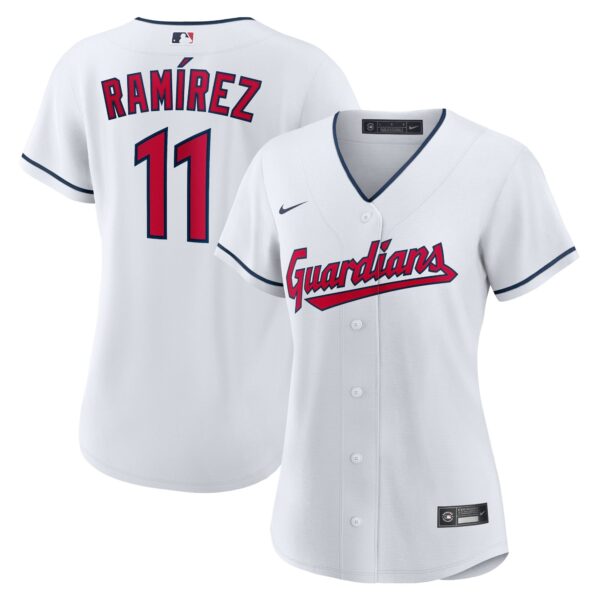 Jose Ramirez Cleveland Guardians  Women's Home Replica Player Jersey - White