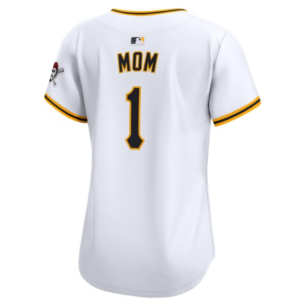 Pittsburgh Pirates  Women's #1 Mom Home Limited Jersey - White