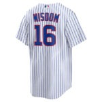 Patrick Wisdom 16 Chicago Cubs Home Men Jersey - White