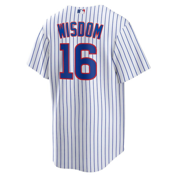 Patrick Wisdom 16 Chicago Cubs Home Men Jersey - White