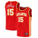 Clint Capela Atlanta Hawks Fanatics 2021/22 Fast Break Replica Jersey - Icon Edition - Red