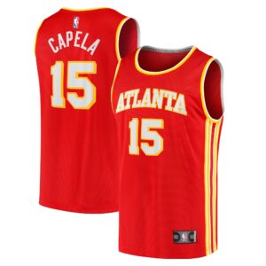 Clint Capela Atlanta Hawks Fanatics 2021/22 Fast Break Replica Jersey - Icon Edition - Red