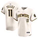 Rowdy Tellez Milwaukee Brewers  Home Limited Player Jersey - Cream
