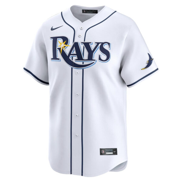 Brandon Lowe 8 Tampa Bay Rays Home Limited Player Men Jersey - White