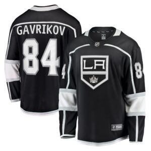 Vladislav Gavrikov Los Angeles Kings Fanatics Home Breakaway Jersey - Black